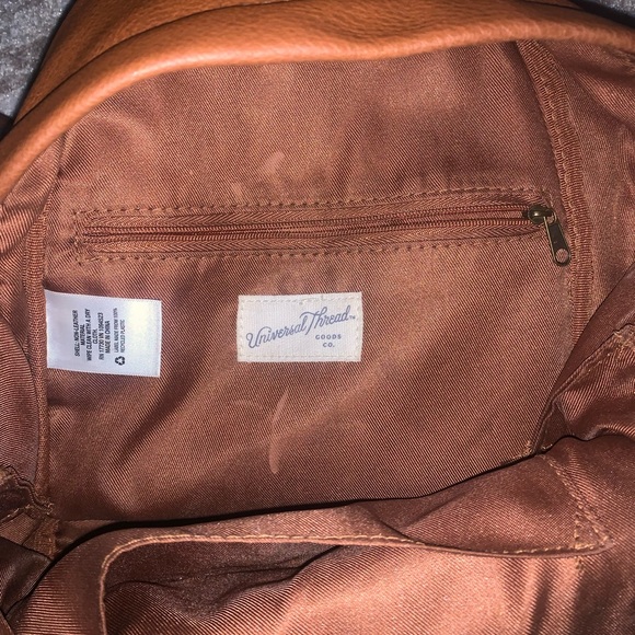 Universal Thread Tan Leather Backpack - Picture 2 of 4